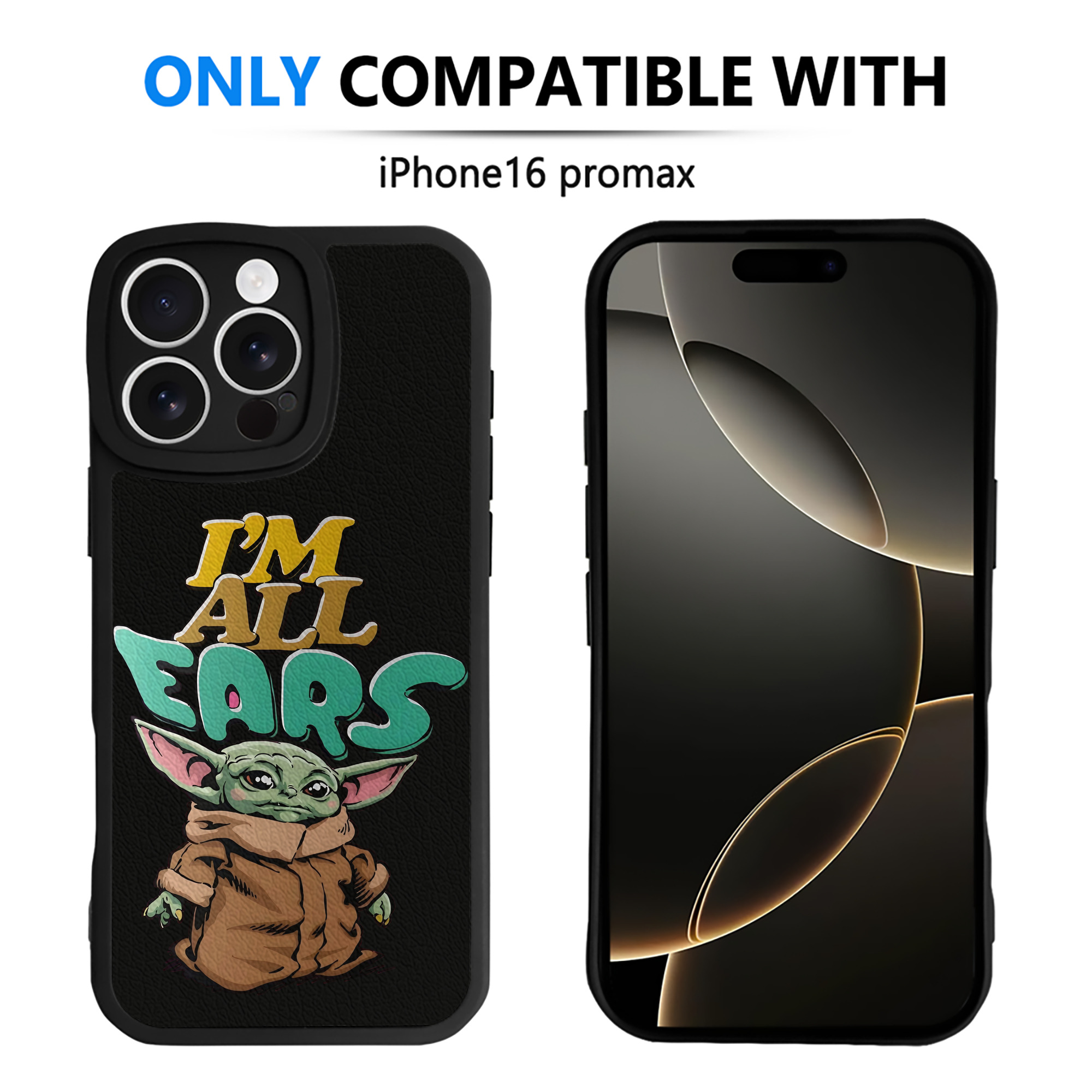 （画像用） スター・ウォーズ Star Wars 【iPhone 16シリーズ対応】シリコンスマホケース（レザー調） 材質：シリコン